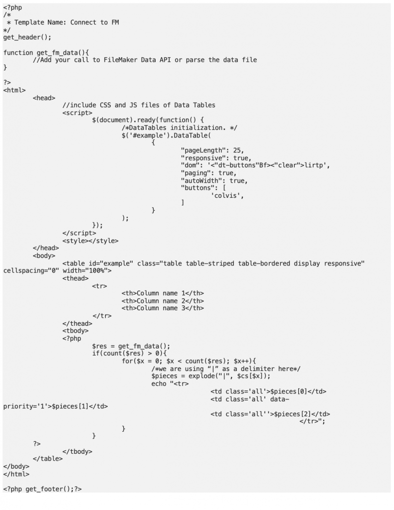 Show Your FileMaker Data in WordPress | Codence