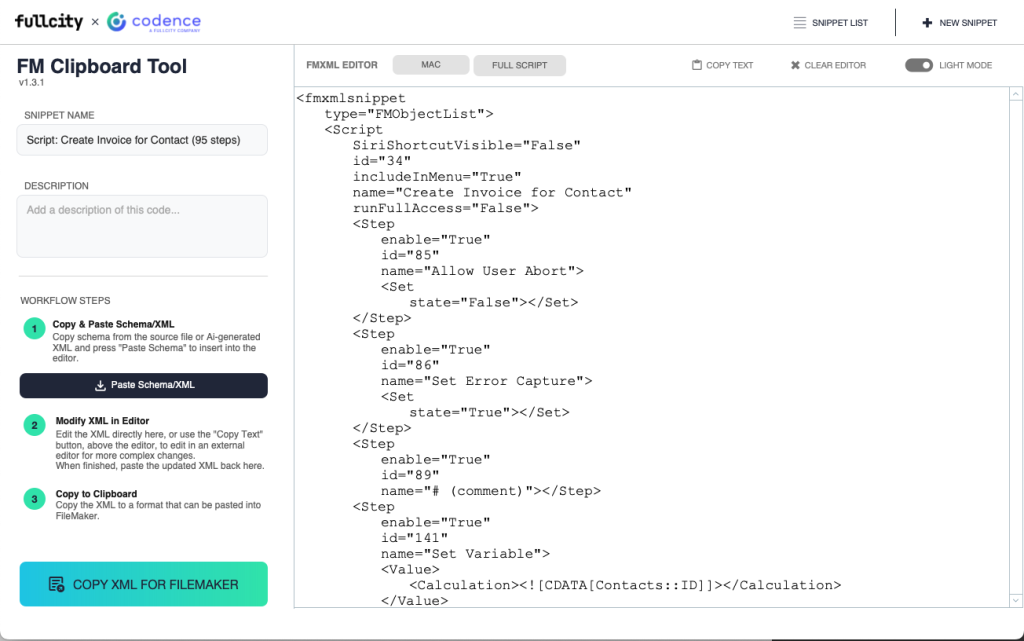 FM Clipboard Tool